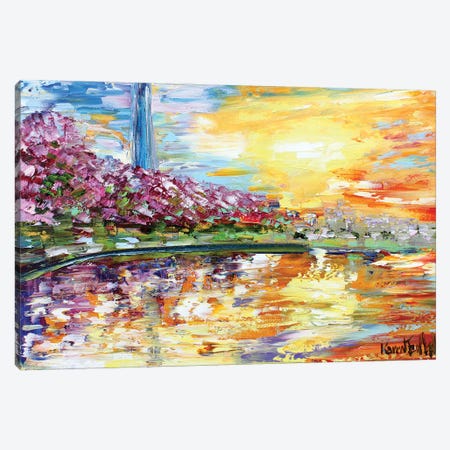 Spring Sunset In DC Canvas Print #KRT144} by Karen Tarlton Canvas Artwork