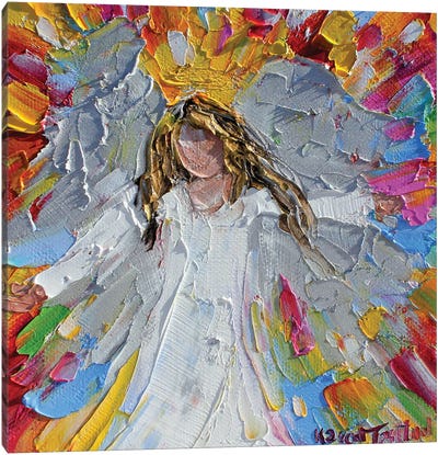 Angel Joy Canvas Art Print - Angel Art
