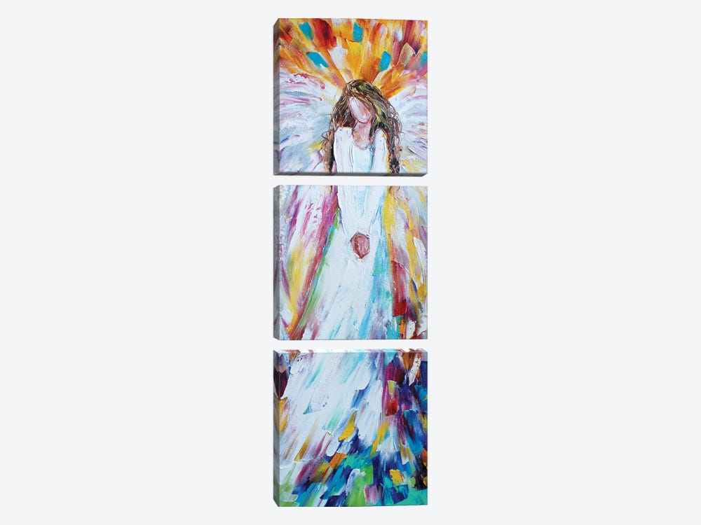 Angel Of Joy by Karen Tarlton 3-piece Art Print