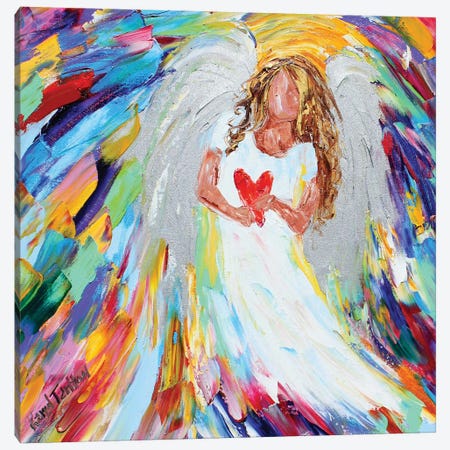 Angel Of Love Canvas Print #KRT19} by Karen Tarlton Canvas Art Print