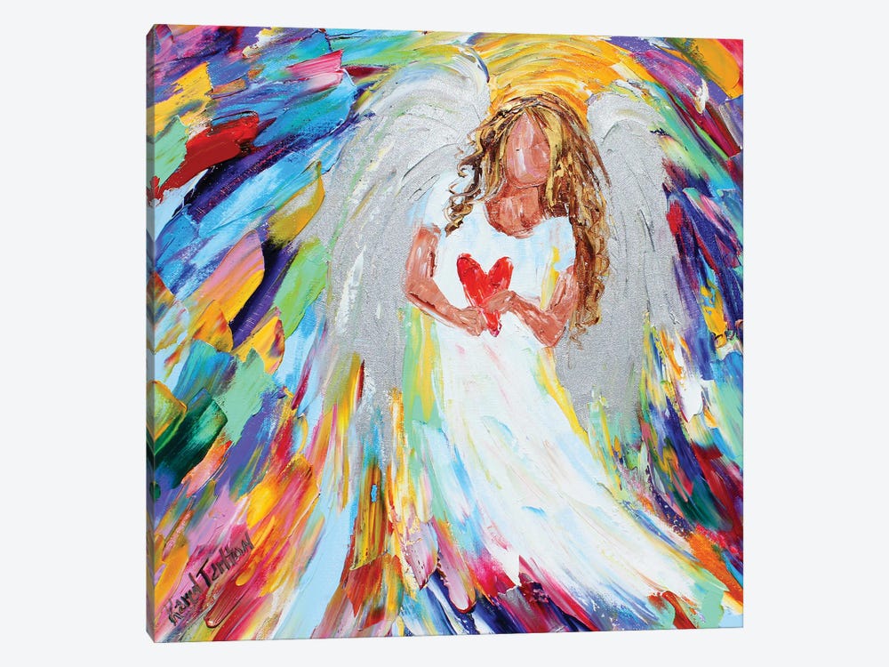 Angel Of Love by Karen Tarlton 1-piece Canvas Wall Art