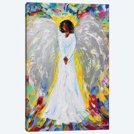 Angel Of Mine Canvas Print #KRT20} by Karen Tarlton Canvas Art