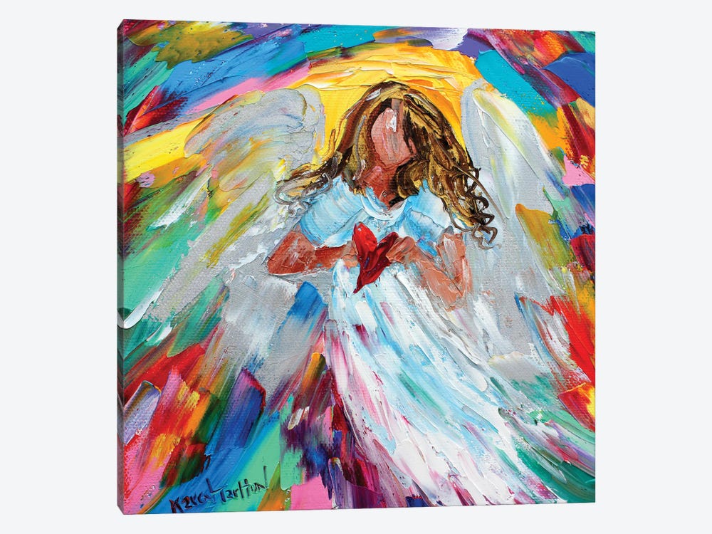 Angel Of My Heart by Karen Tarlton 1-piece Canvas Art Print