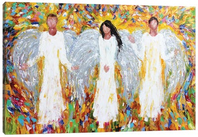 Angels Three Canvas Art Print