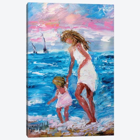 A Mother's Love Canvas Print #KRT2} by Karen Tarlton Canvas Print