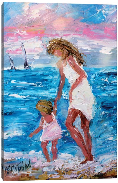A Mother's Love Canvas Art Print - Karen Tarlton