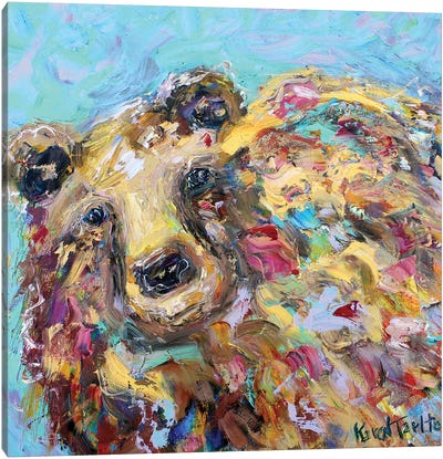 Bear Canvas Art Print - Karen Tarlton