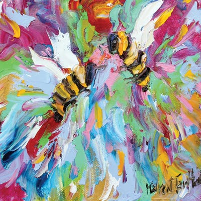 Bee Happy by Karen Tarlton art print