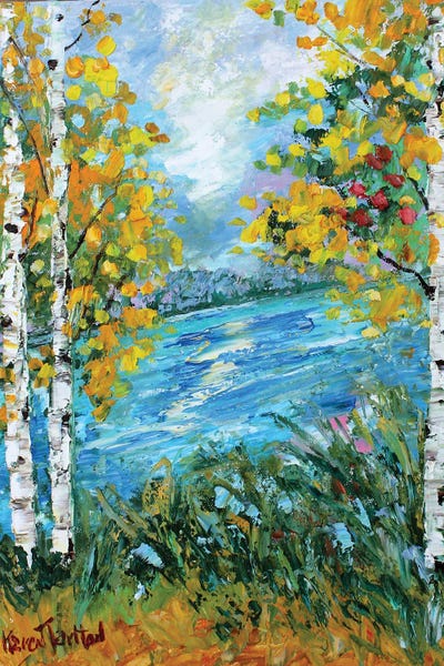 Birch Trees: Birch Tree Fall by Karen Tarlton
