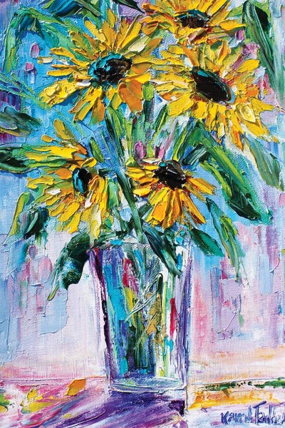 Sunflowers: Bright Sunflowers by Karen Tarlton