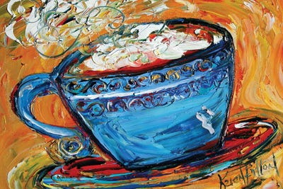 Coffee by Karen Tarlton framed wall art