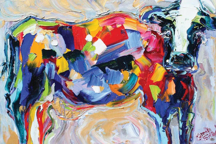 Colorful Cow Fauvism