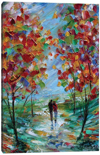 Colorful Romance Canvas Art Print - Karen Tarlton