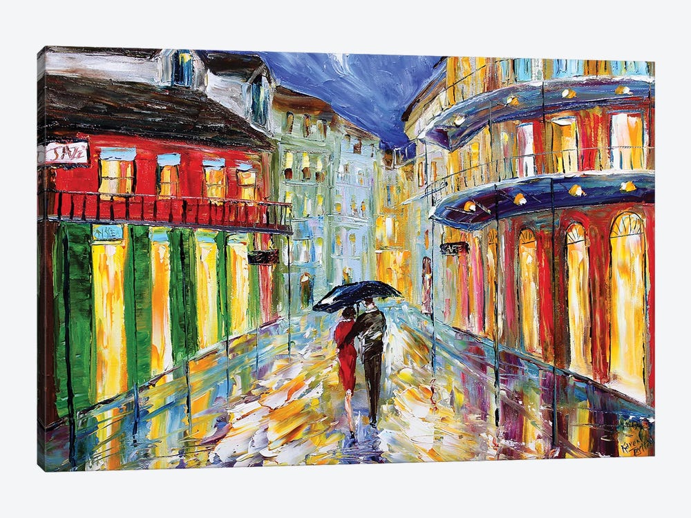 French Quarter by Karen Tarlton 1-piece Canvas Art