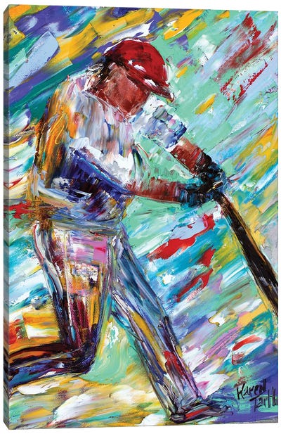 Grand Slam Canvas Art Print - Baseball Art