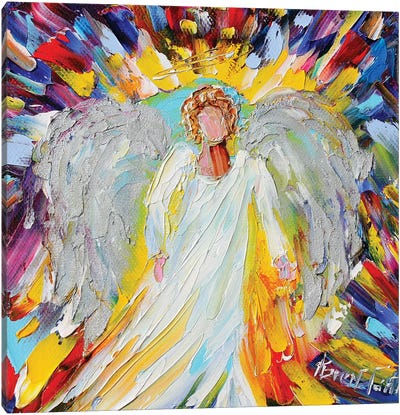 Grandma Angel Canvas Art Print - Unconditional Love