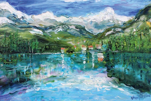 Karen Tarlton: Italy Village by Karen Tarlton