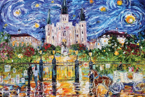 Louisiana: Jackson Square by Karen Tarlton