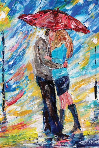 Umbrellas: Kiss by Karen Tarlton