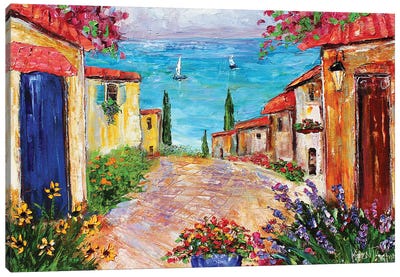 Lake Como Canvas Art Print - Italy Art
