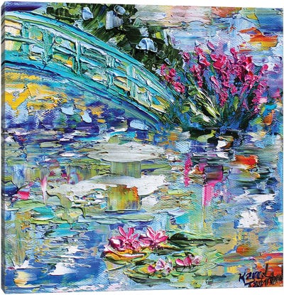 Lily Pond Canvas Art Print - Pond Art