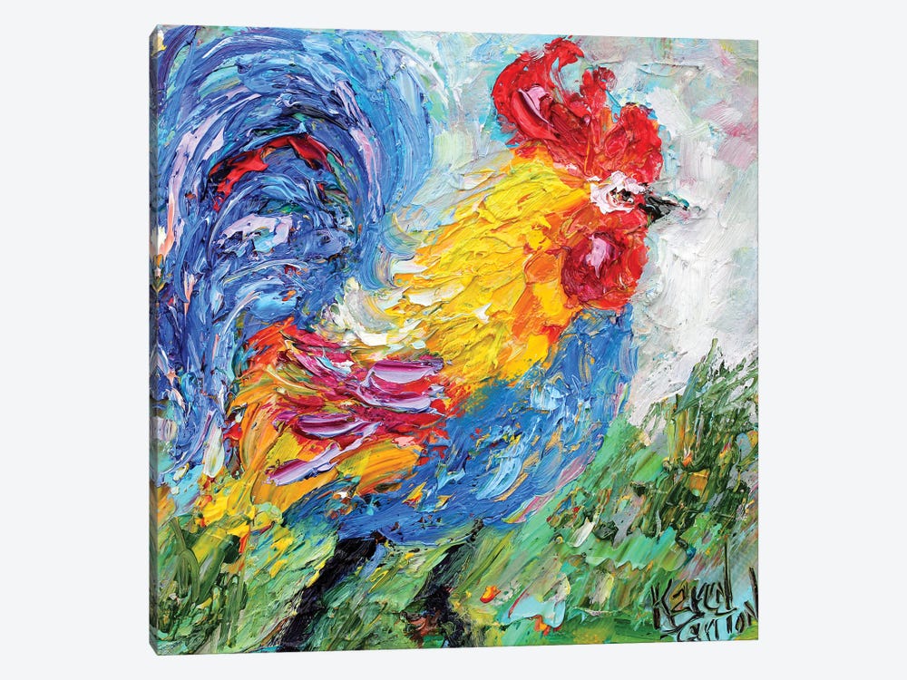 Little Rooster by Karen Tarlton 1-piece Canvas Art Print