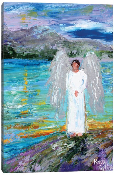 Male Angel Canvas Art Print - Angel Art