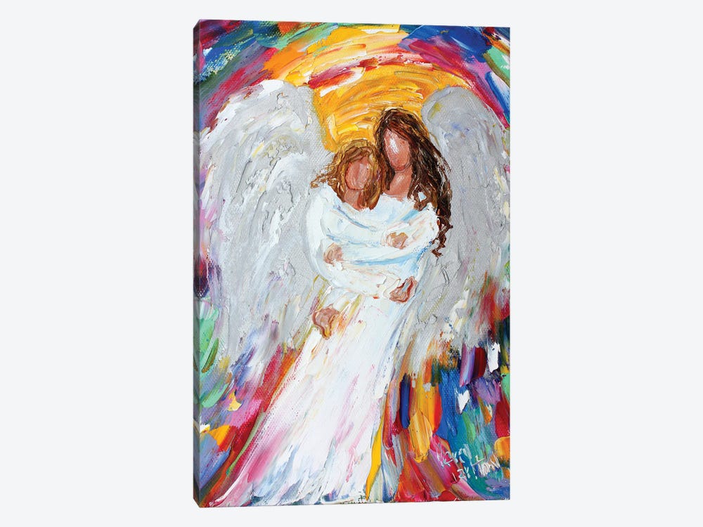 Angel And Child by Karen Tarlton 1-piece Canvas Art