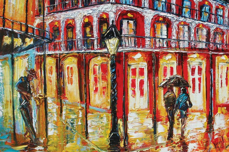 New Orleans French Quarter by Karen Tarlton wall art