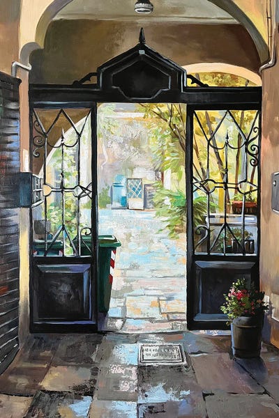 Maria Kireev: Courtyard In The Como by Maria Kireev