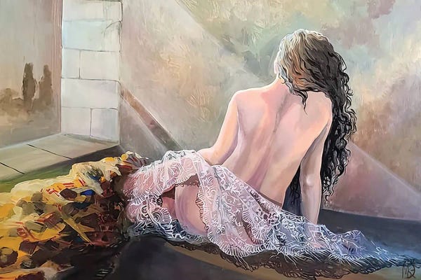 Naked Woman By The Window