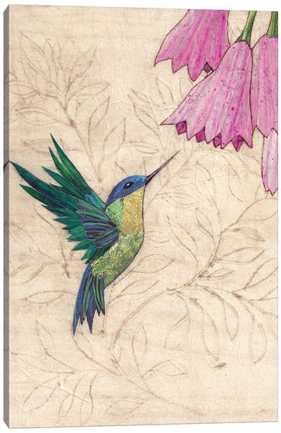 Joy Canvas Art Print - Hummingbird Art