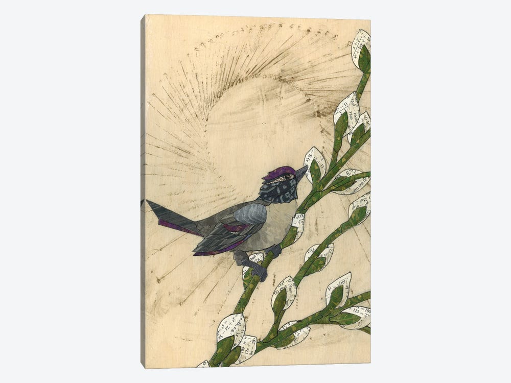 Spring Bird by Karen Sikie 1-piece Canvas Print