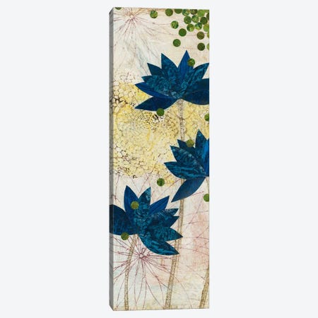 Blue Lotus Canvas Print #KRZ7} by Karen Sikie Canvas Art