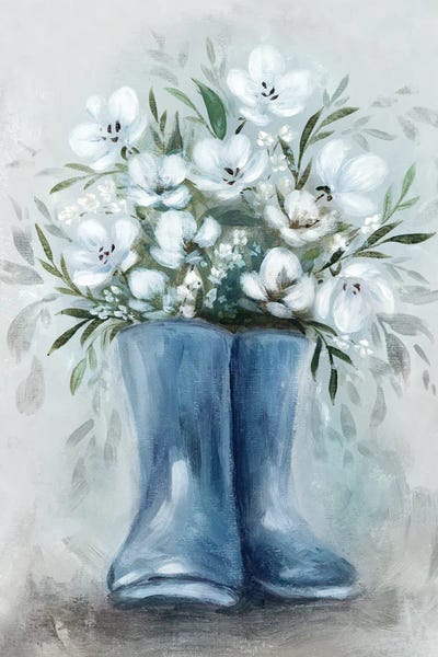 Gardening Boots by Kristen Brockmon canvas print