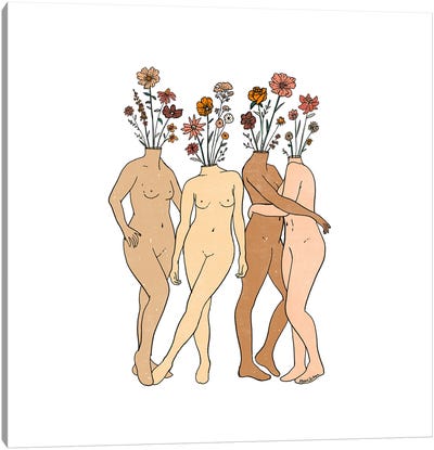 Grow Together Canvas Art Print - Kaari Selven