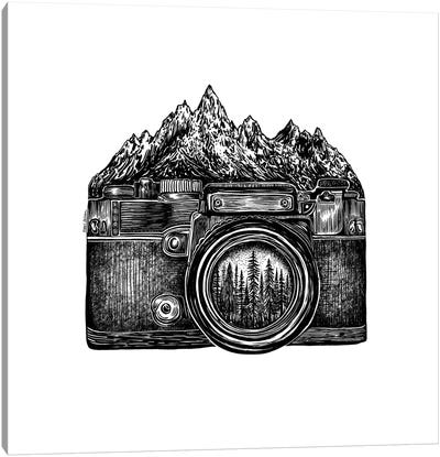Mountain Camera Canvas Art Print - Photography as a Hobby