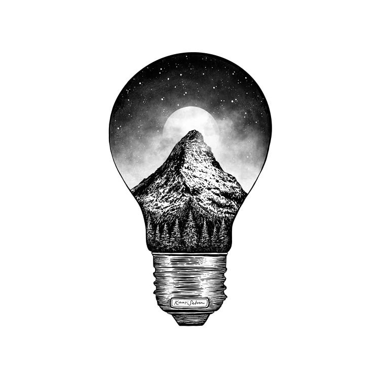 Mountain Lightbulb