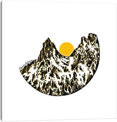 Mountain Sun Canvas Art Print - Kaari Selven