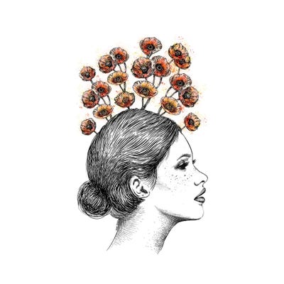 Poppies In Bloom by Kaari Selven canvas print