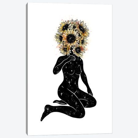Sunflowered Canvas Print #KSI76} by Kaari Selven Canvas Wall Art