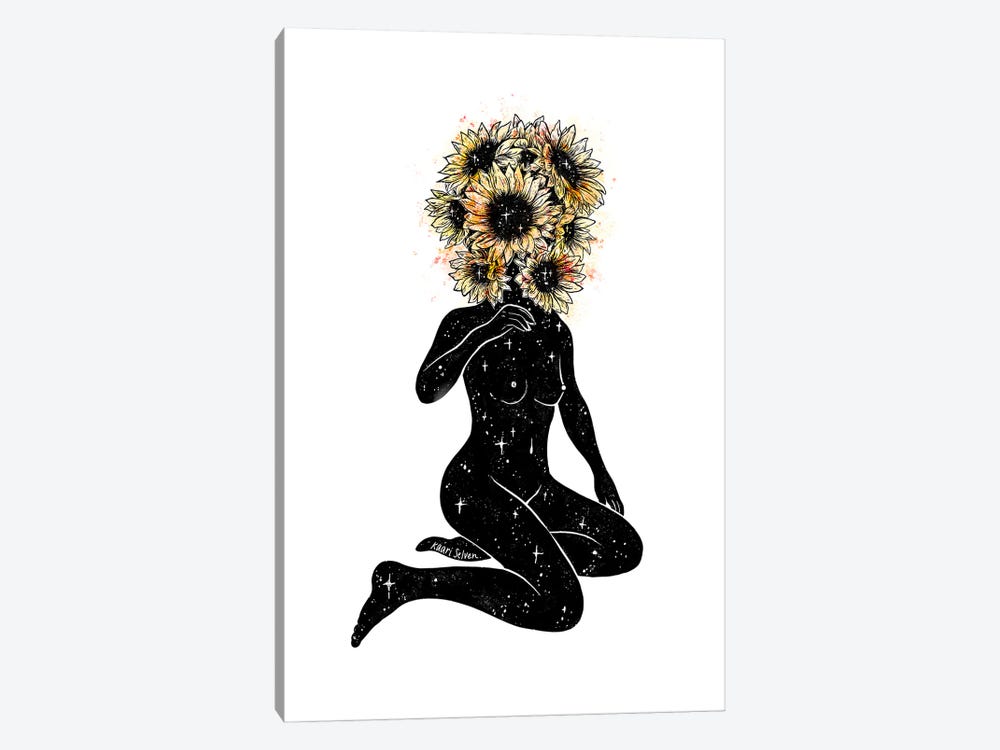 Sunflowered by Kaari Selven 1-piece Canvas Art Print
