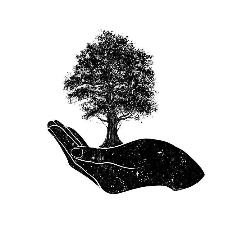 Tree In Hand by Kaari Selven wall art