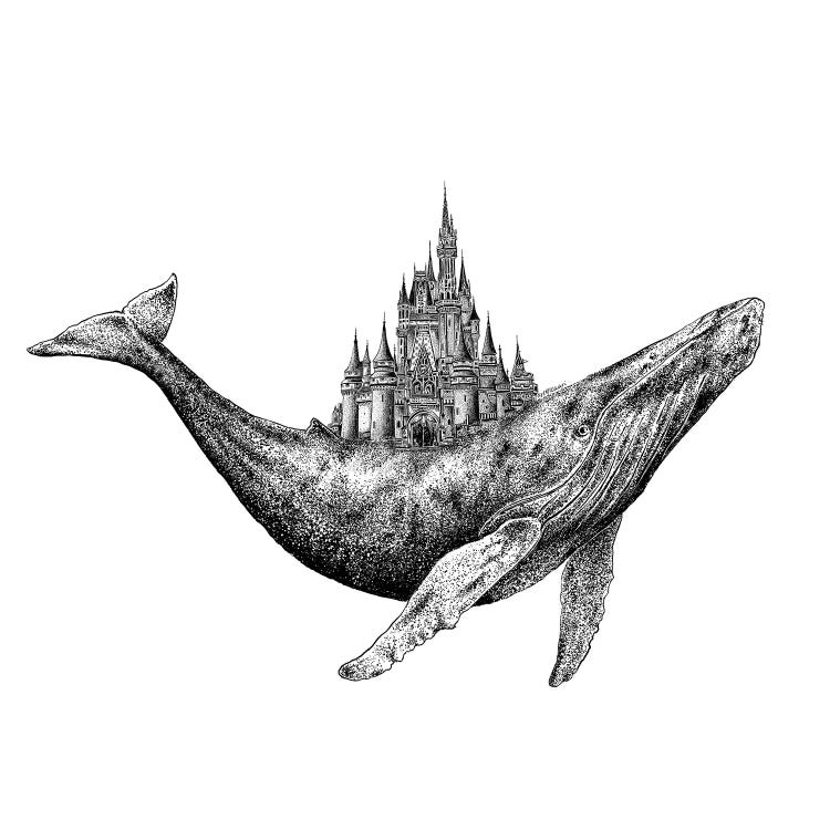 Whale Castle by Kaari Selven wall art