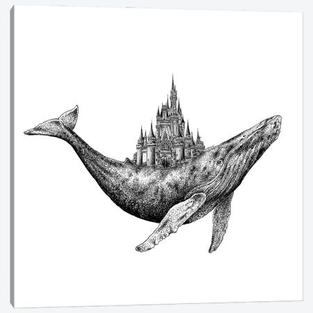 Whale Castle Canvas Print #KSI84} by Kaari Selven Art Print