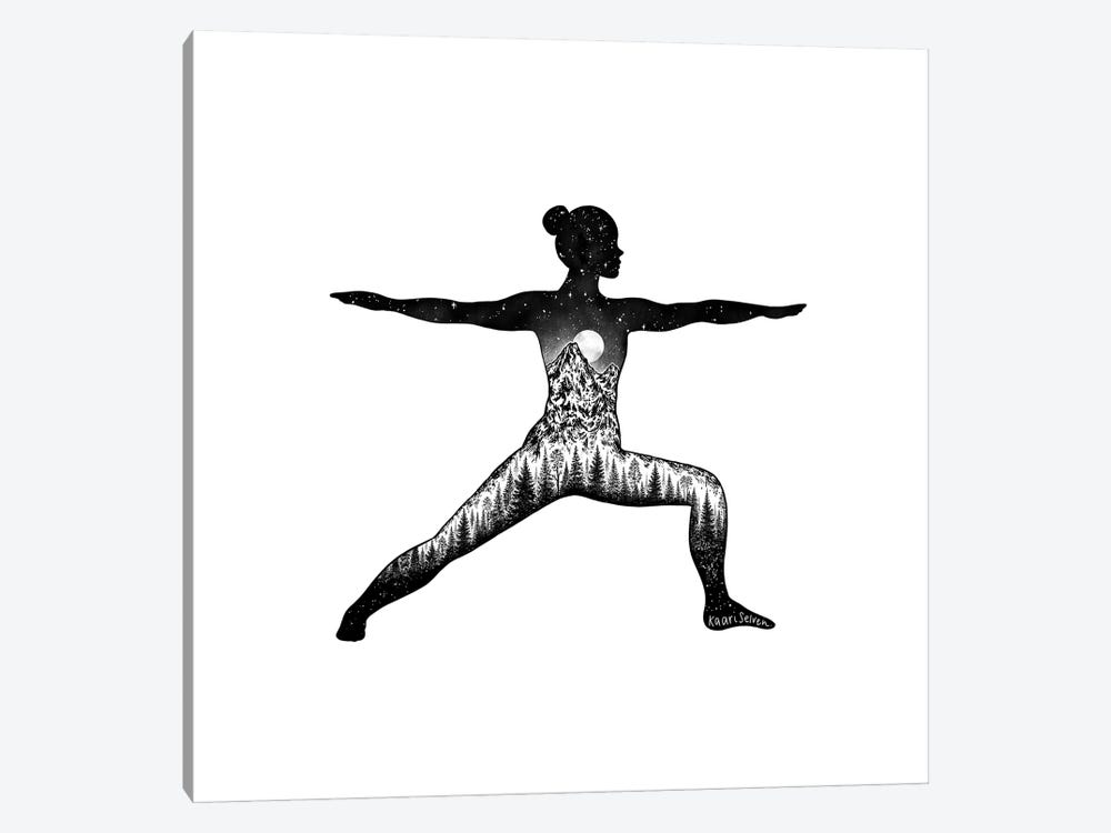 Yoga Pose I by Kaari Selven 1-piece Canvas Artwork