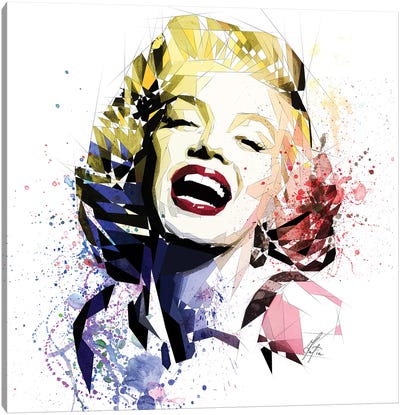 Marilyn Monroe Canvas Art Print - Katia Skye