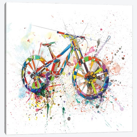 Bicycle Canvas Print #KSK18} by Katia Skye Canvas Art Print