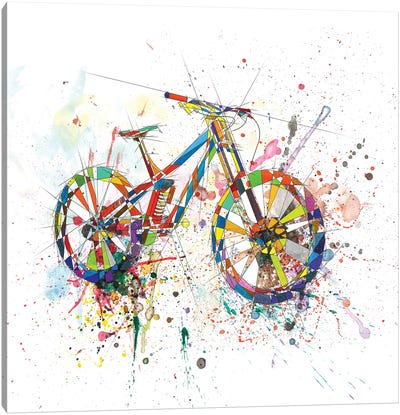 Bicycle Canvas Art Print - Katia Skye