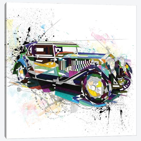 Rolls Royce Canvas Print #KSK20} by Katia Skye Canvas Art
